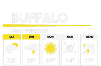 Buffalo 5 Days Forecast Womens Funnel Neck Pullover Hood