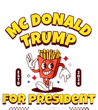 Funny Mcdonald Trump For President 2024 French Fries Long Sleeve Shirt