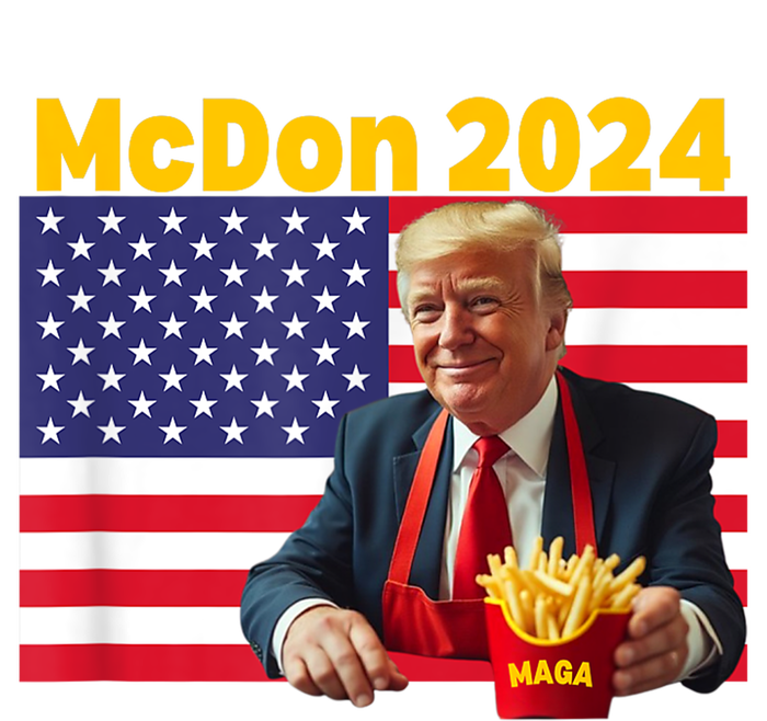 Mcdon 2024 Funny Donald Trump French Fry Cooking Fries T-Shirt