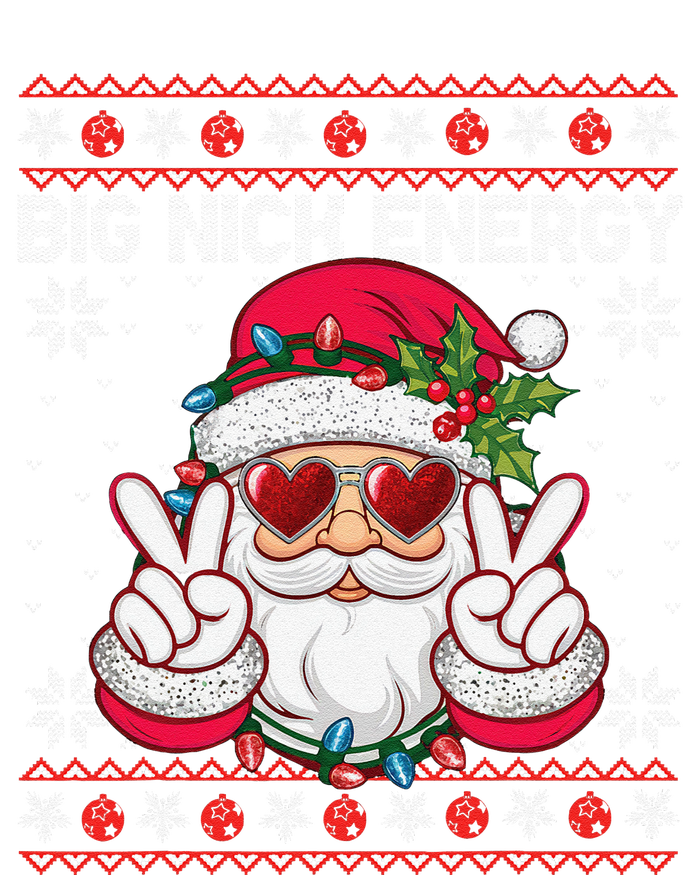 Big Nick Energy Santa Ugly Christmas Sweater T-Shirt