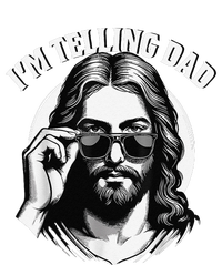 IM Telling Dad Jesus Wearing Sunglasses Softstyle Adult Sport Polo