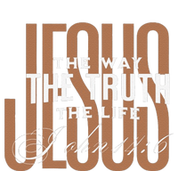 Jesus The Way The Truth And The Life Christian Gift Women's V-Neck T-Shirt