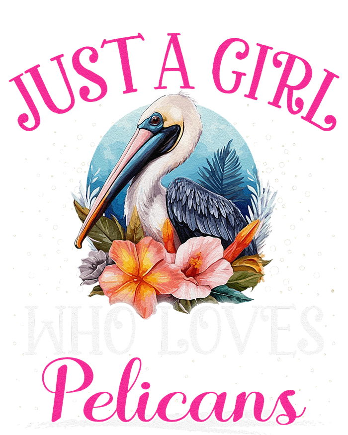 Just A Girl Who Loves Pelicans Bird For Women Sustainable Beanie