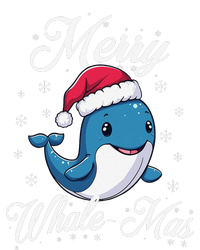 Merry Whalemas Whale With Santa Hat Orcas Christmas Puns T-Shirt