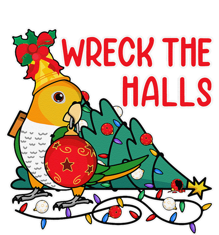 Parrot Wrecks The Halls I Whitebellied Caique T-Shirt