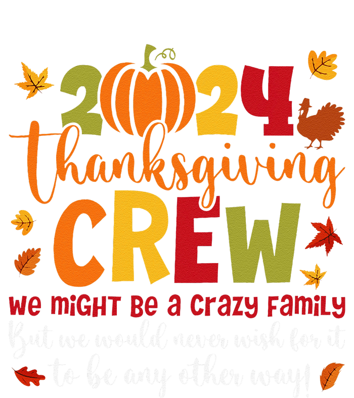 Retro Matching Family 2024 Thanksgiving Crew Pumpkin Autumn T-Shirt