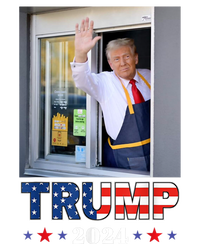 Donald Trump Works The Fry Station And Holds A Drivethru Kids Sweatshirt