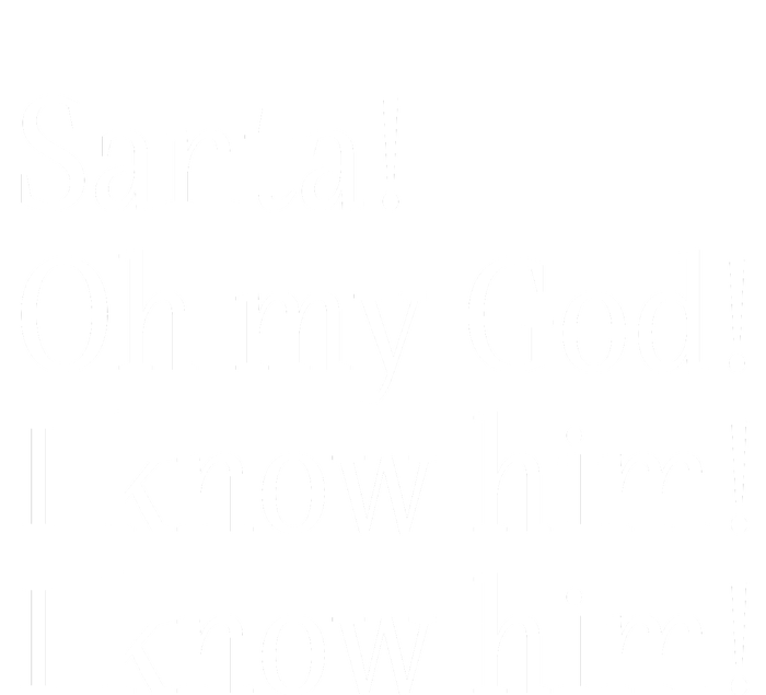 Santa! Oh My God! I Know Him! I Know Him! Funny Christmas Sayings Tank Top