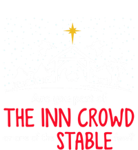 Are You Part Of Inn Crowd Or Stable Few Christmas Nativity Full-Length Apron With Pockets