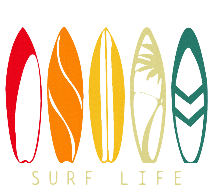 Surf Life Vintage Surfing Retro Surfboard Surfer Tall T-Shirt