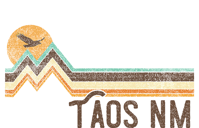 Taos New Mexico 70s 80s Retro Style Vintage Distressed Gift Urban Pullover Hoodie