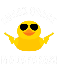 Funny Yellow Crazy Rubber Duck Madafakas Quack Quack Magnet