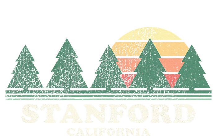 S.T.A.N.F.O.R.D Ca Vintage Throwback Retro 70s Design Sustainable Bucket Hat