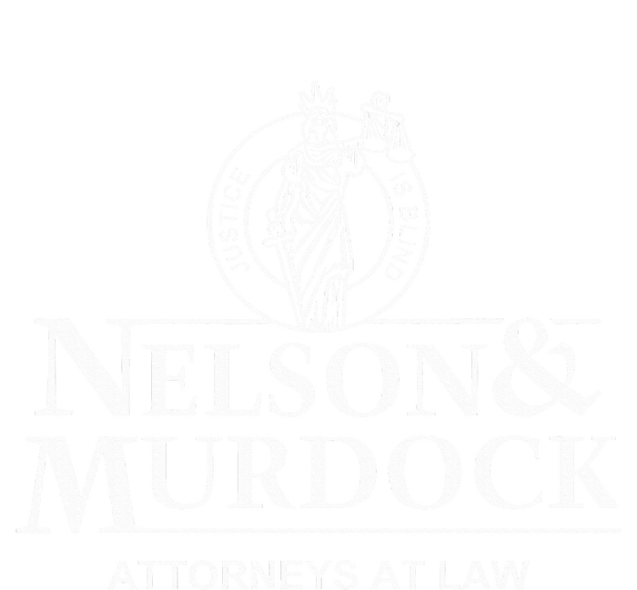 Nelson & Murdock Attorneys At Law Justice Is Blind Canvas