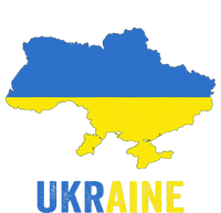 Ukraine Map With Flag Colours Ukrainian Pride Mousepad