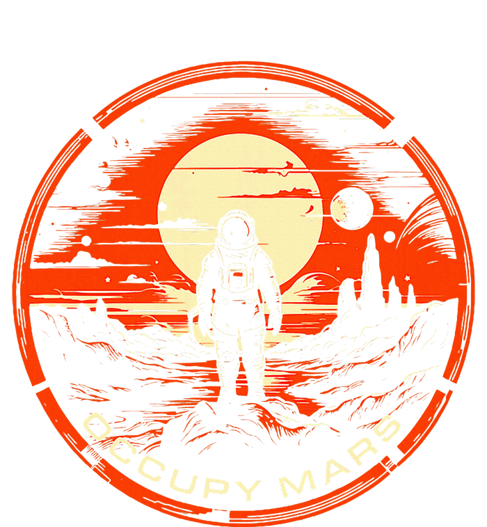 Occupy Mars Terraforming Women's V-Neck T-Shirt