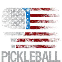 Us Flag Pickleball Player Paddleball Lover T-Shirt