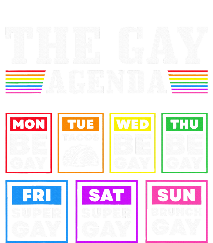 Pride Month The Gay Agenda Lgbtq T-Shirt