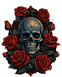 Rose Skeleton Skull Hand Red Flower Rose Legacy Cool Fit Booney Bucket Hat