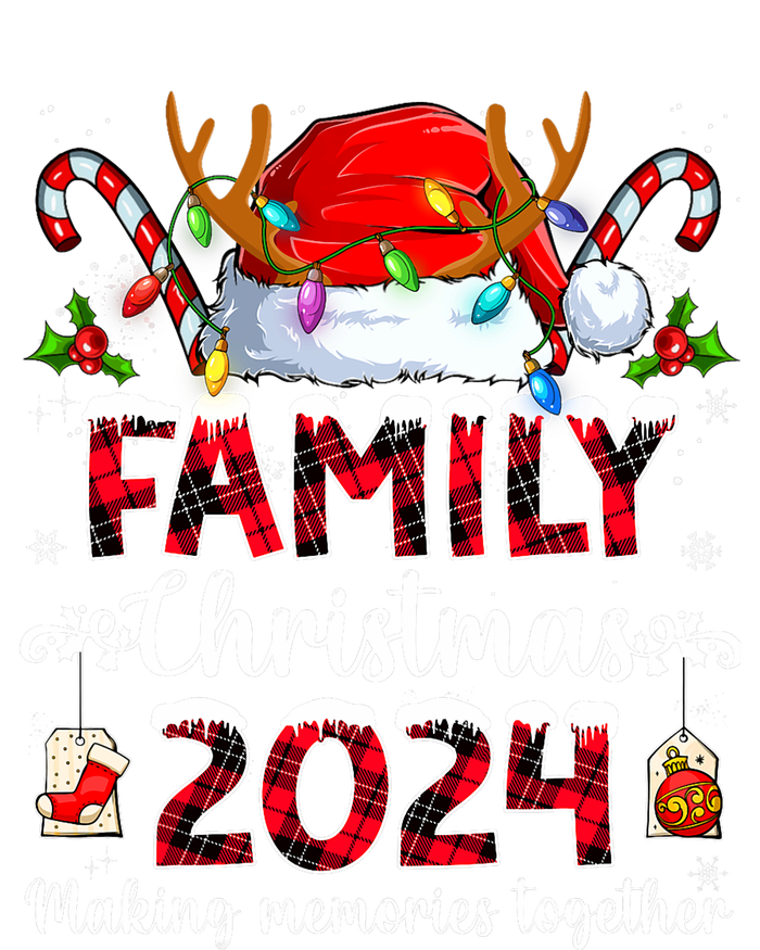 Family Christmas 2024 Matching Squad Santa Elf Funny Xmas High Crown Mesh Back Trucker Hat