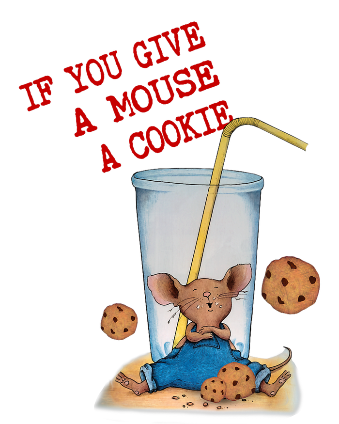 Funny If You Give Mouse A Cookie Costume Birthday Cookies Bella+Canvas Jersey Crop Tee