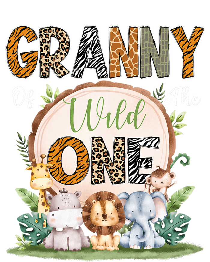 Granny Of The Wild One First Birthday Safari Woodland T-Shirt