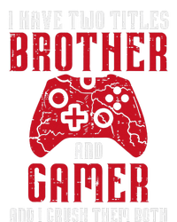 Two Titles Brother Gamer Gaming Grommeted Golf Towel