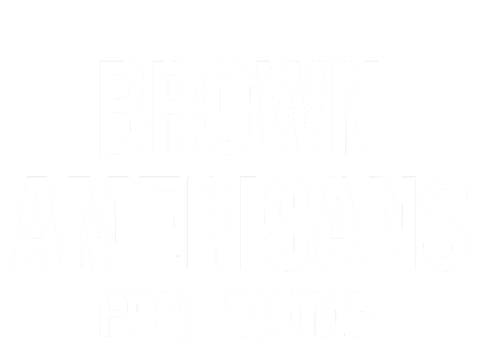 Brown Americans For Trump Softstyle Adult Sport Polo