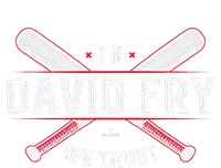 We Trust In David Fry Cleveland Baseball Ladies Long Sleeve Shirt