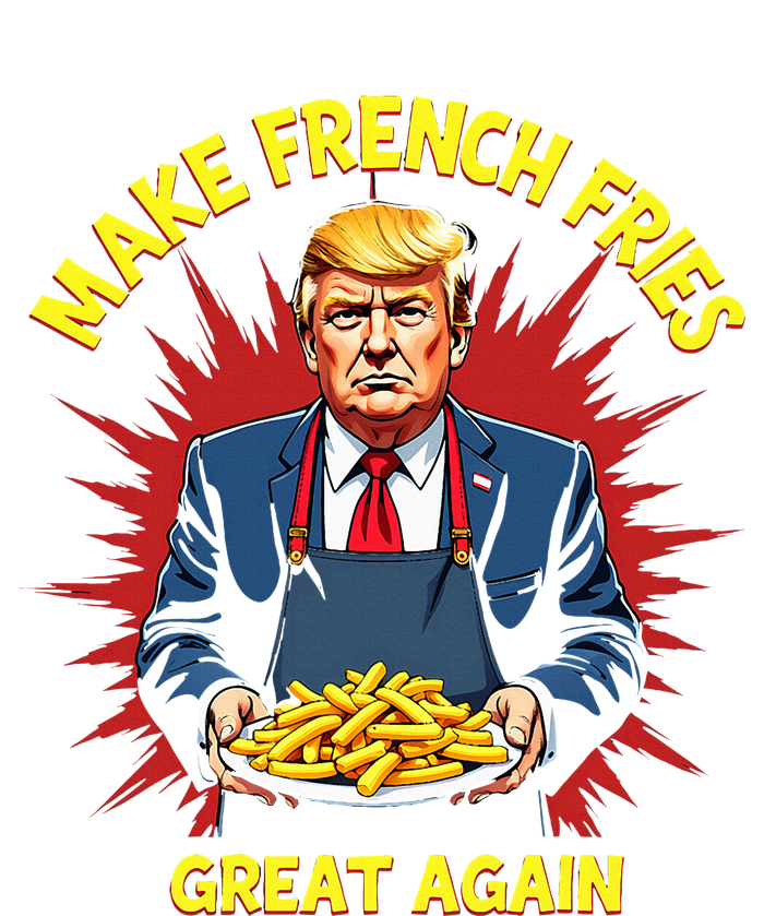 Donald Trump 2024 French Fry Make French Fries Great Again Sustainable Bucket Hat