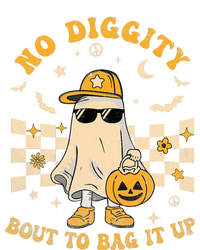 Retro Halloween Ghost No Diggity Bout To Bag It Up Toddler Sweatshirt