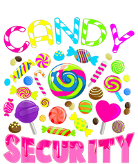 Candy Security Candyland Costume Teens Adult Cropped Pullover Crew