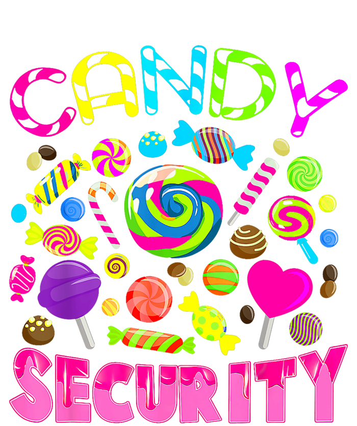 Candy Security Candyland Costume Teens Adult Cropped Pullover Crew