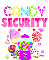 Candy Land Costume Women Candy Crew Funny Candy Security Cropped Pullover Crew