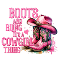 Boots And Bling ItS A Cowgirl Thing Rodeo Country Cowgirl Drawstring Bag