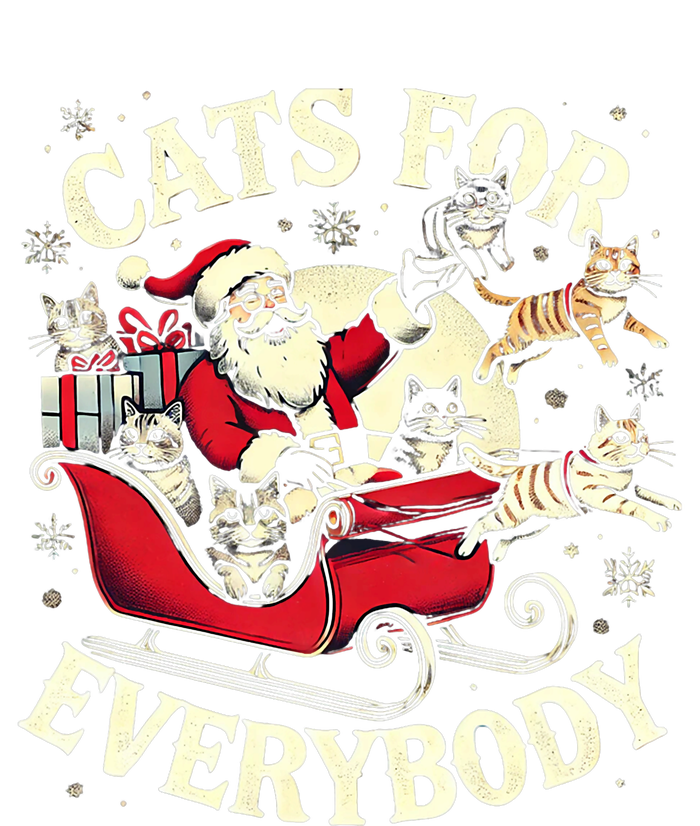 Christmas Cat Santa Cat Lover Christmas Cats For Everybody Sweatshirt