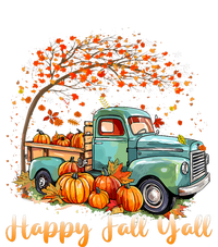 Happy Fall YAll Pumpkin Truck Autumn Tree Fall Thanksgiving Performance Long Sleeve Polo