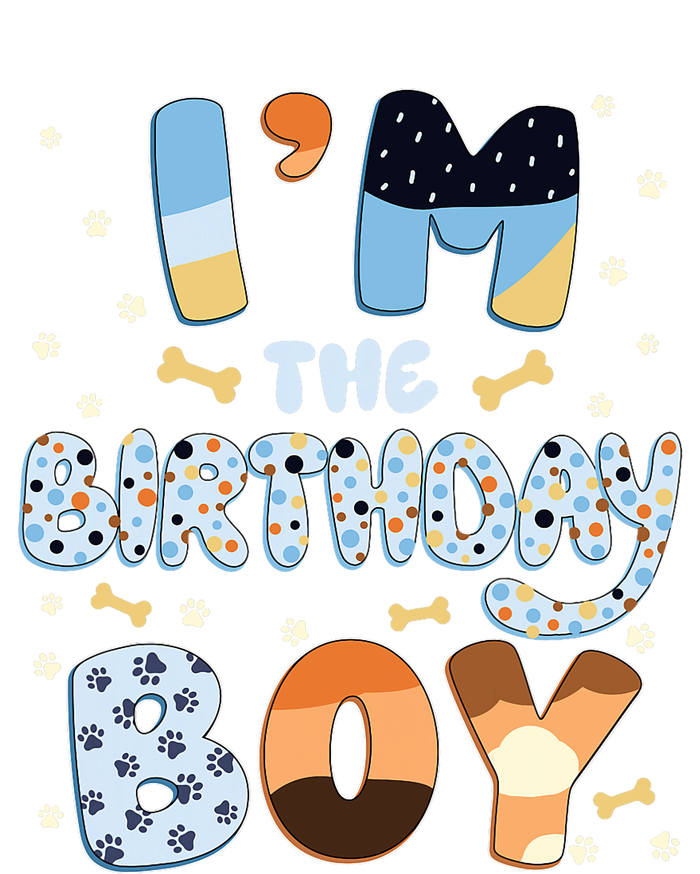 Im The Birthday Boy Dog Family Party Decorations Baby Bodysuit