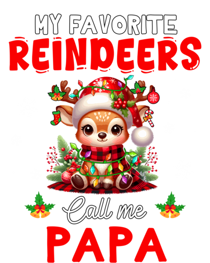 My Favorite Reindeers Call Me Papa Xmas Colorful Family Funny Gift Tank Top