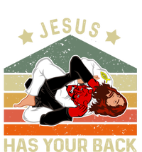 Jesus Has Your Back Brazilian Jiu Jitsu Jesus Kids Long Sleeve Shirt