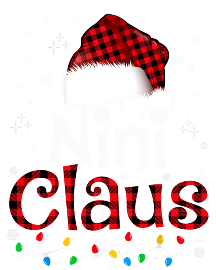 Nini Claus Funny Santa Claus Matching Family Pajamas Great Gift Kids T-Shirt