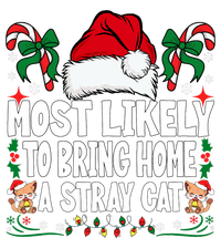 Most Likely To Bring Home A Stray Cat Matching Christmas T-Shirt