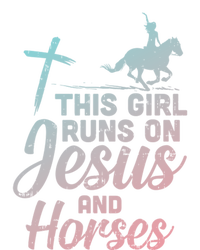 Runs Jesus Horses Christian Horseback Equestrian Gift T-Shirt