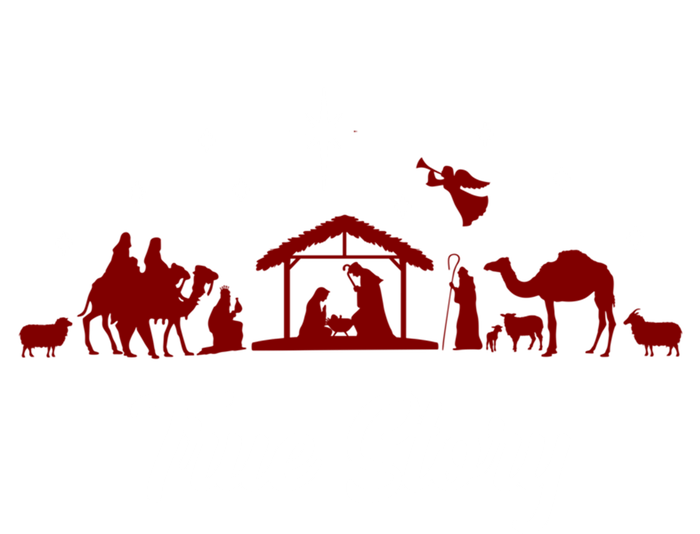 Christmas Nativity Scene True Story Religious Christian T-Shirt