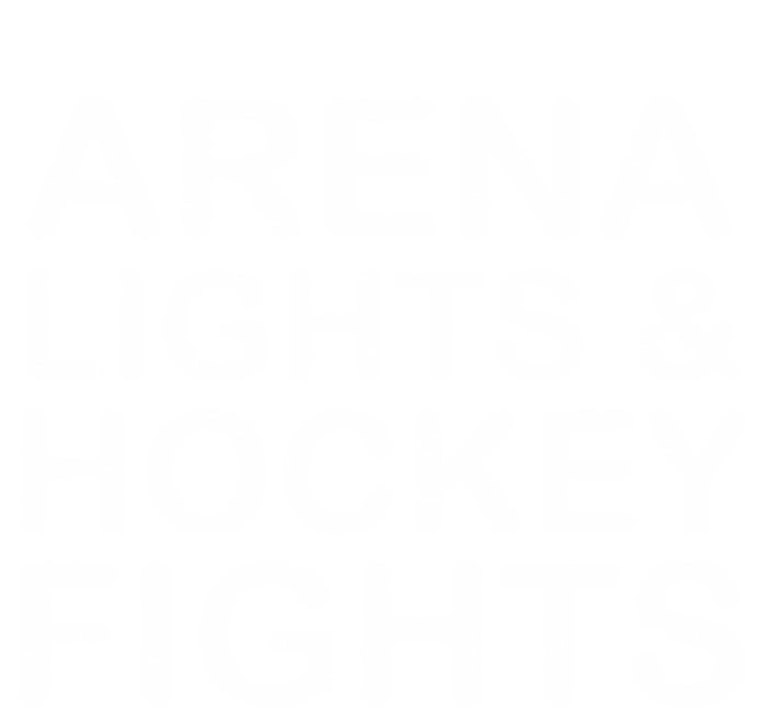 Arena Lights And Hockey Fights Funny Gift T-Shirt