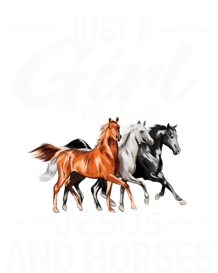 Just A Who Loves Jesus And Horses Horseback Riding Fun Meaningful Gift Ceramic Bell Ornament