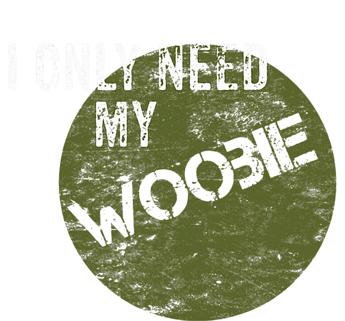 I Only Need My Woobie Military Veteran Humor Kids Tie-Dye T-Shirt