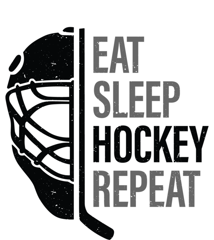 Christmas Design For Hockey Lovers Eat Sleep Hockey Repeat Funny Gift T-Shirt