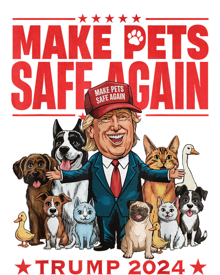 Make Pets Safe Again Trump 2024 Save Our Pets USA-Made Doggie Bandana