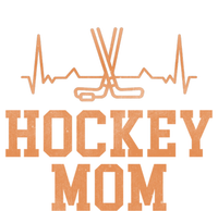 Distressed Ice Hockey Heartbeat Mom Ice Hockey Mothers Puck Gift T-Shirt